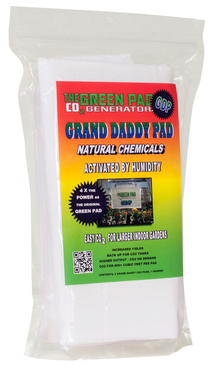 Green Pad CO2 Grand Daddy Pad, pack of 2 w/ 1 Hanger - Black Label Supply llc