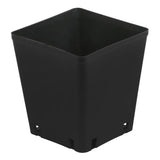 Gro Pro® Black Plastic Square Pots - Black Label Supply llc