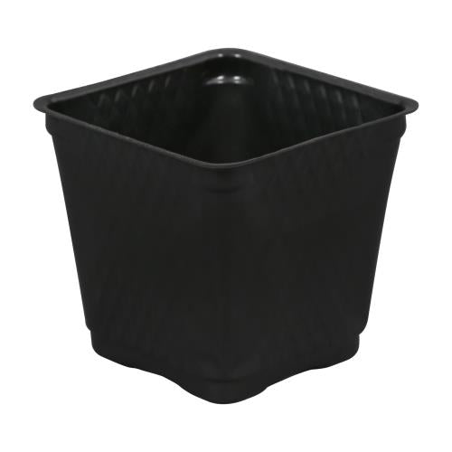 Gro Pro® Black Square Pots - Blow - Molded - Black Label Supply llc