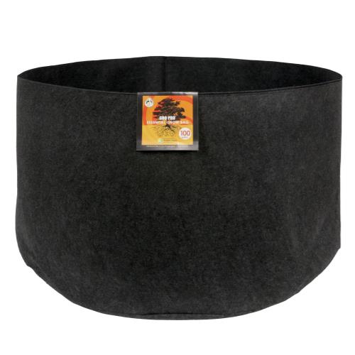 Gro Pro® Essential Round Fabric Pots - Black - Black Label Supply llc