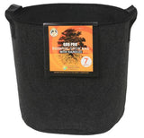 Gro Pro® Essential Round Fabric Pots with Handles - Black - Black Label Supply llc