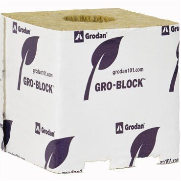 Grodan® Improved Gro - Block™ - 4in - Large - GR10 - 4in x 4in x 4in - Loose 1584 units Bulk Pallet - Black Label Supply llc