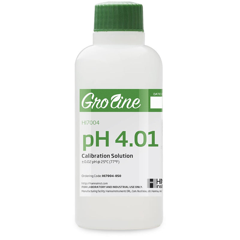 Groline pH 4 buffer solution 500 ml - Black Label Supply llc