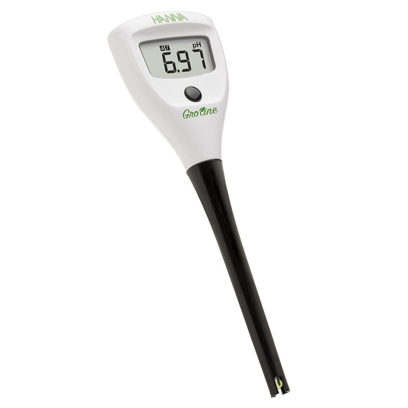 GroLine pH tester with HI1271 pH electrode - Black Label Supply llc