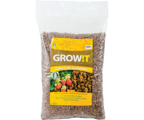 GROW!T Coco Coir Croutons, 28 L - Black Label Supply llc