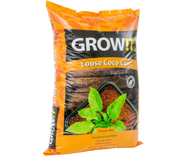 GROW!T Coco Coir Loose 1.5 cf (90/plt) - Black Label Supply llc