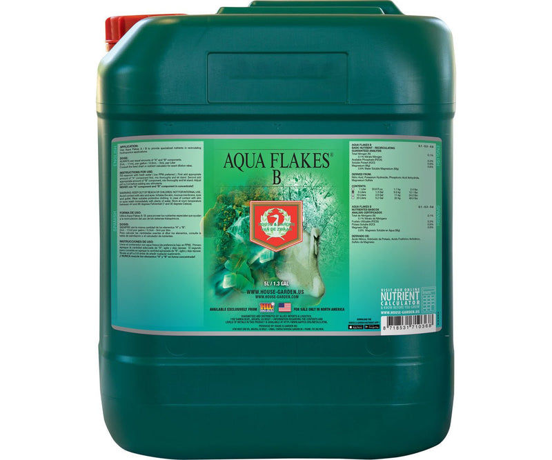 House & Garden Aqua Flakes B - Black Label Supply llc