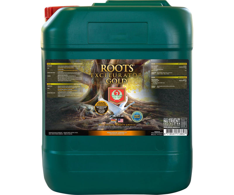 House & Garden Roots Excelurator Gold - Black Label Supply llc