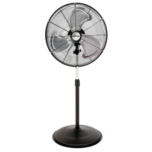 Hurricane® Pro High Velocity Oscillating Metal Stand Fan 20 in - Black Label Supply llc