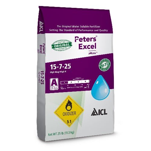 ICL Peters® Excel pHLow™ 15 - 7 - 25 Hi Mag Fertilizer - 25lb (80/PL) - Black Label Supply llc