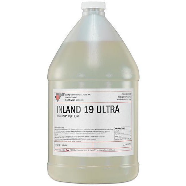 Inland 19 ULTRA® Semi - Synthetic Vacuum Pump Oil - Black Label Supply llc