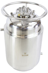 Jacketed Stainless Steel LP Tank with Internal Condensing Coil and Dip Tube - Black Label Supply llc