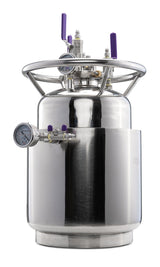 Jacketed Stainless Steel LP Tank with Internal Condensing Coil and Dip Tube - Black Label Supply llc