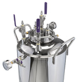 Jacketed Stainless Steel LP Tank with Internal Condensing Coil and Dip Tube - Black Label Supply llc