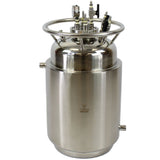 Jacketed Stainless Steel LP Tank with Internal Condensing Coil and Dip Tube - Black Label Supply llc