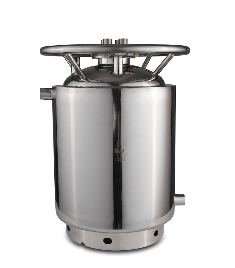 Jacketed Stainless Steel LP Tank with Internal Condensing Coil and Dip Tube - Black Label Supply llc