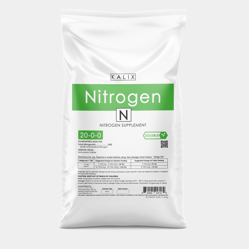 KALIX Nitrogen 20 - 0 - 0 (Soluble) - Black Label Supply llc