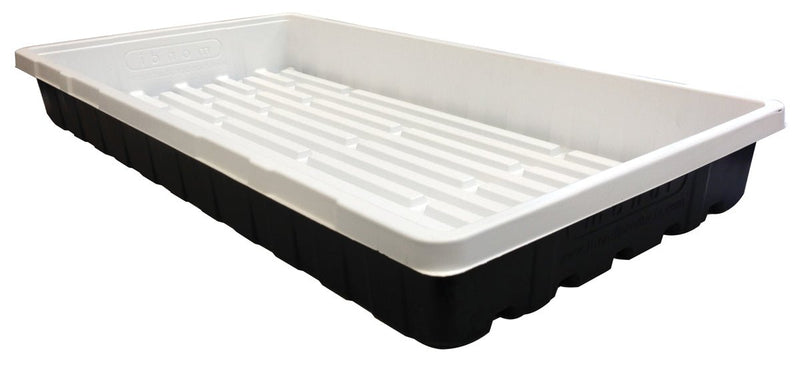 Mondi Black & White 10 x 20 Propagation Tray, No Holes - Black Label Supply llc