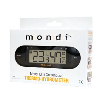 MONDI Mini Greenhouse Thermo - Hygrometer - Black Label Supply llc