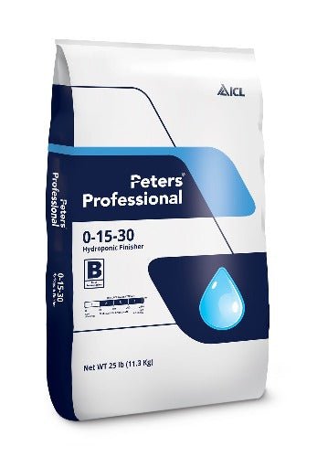 Peters® Professional Hydroponic Finisher 0 - 15 - 30 - Black Label Supply llc