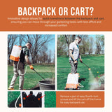 Petratools HD4000 2 - IN - 1 Battery Backpack & Cart Sprayer - Black Label Supply llc