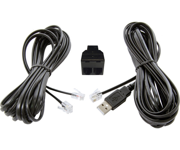 Phantom 15' USB - RJ12 Controller Cable Pack (60/cs) - Black Label Supply llc