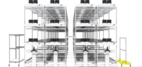 PIPP Horticulture - Mobile Vertical Grow Racks (CUSTOM PRICED AFTER ORDER) - Black Label Supply llc