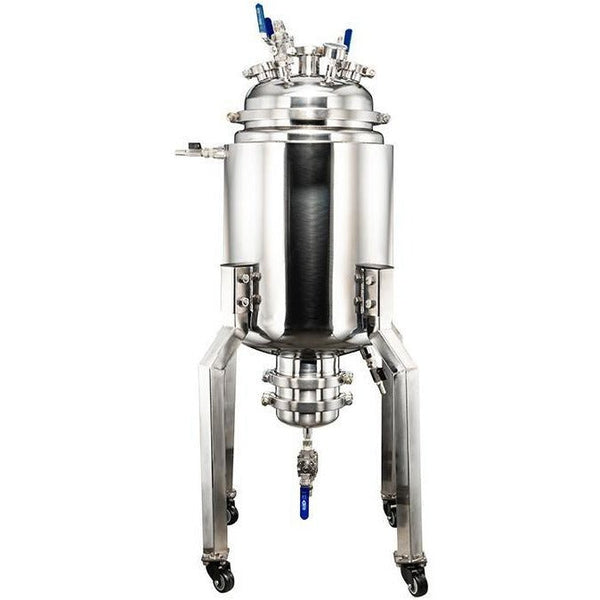 Pre - Built 50L Stainless Steel Jacketed Reactor - Black Label Supply llc