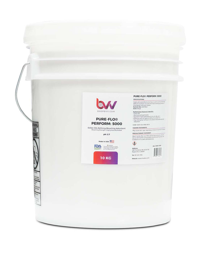 Pure - Flo® Perform 5000 Highly Acid Activated Bleaching & Decolorizing Bentonite for Edible Oils *FDA - GRAS - Black Label Supply llc