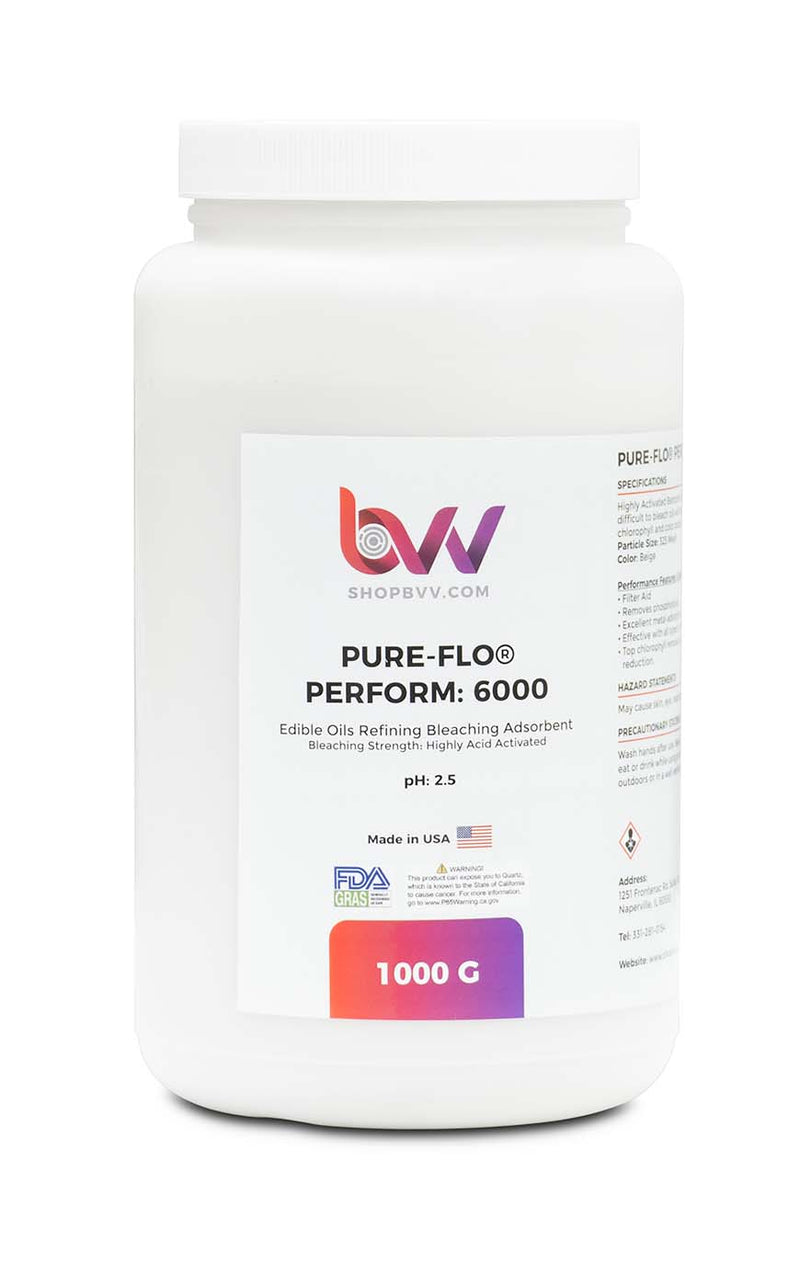 Pure - Flo® Perform 6000 Highly Activated Bleaching & Decolorizing Bentonite for Edible Oils *FDA - GRAS - Black Label Supply llc