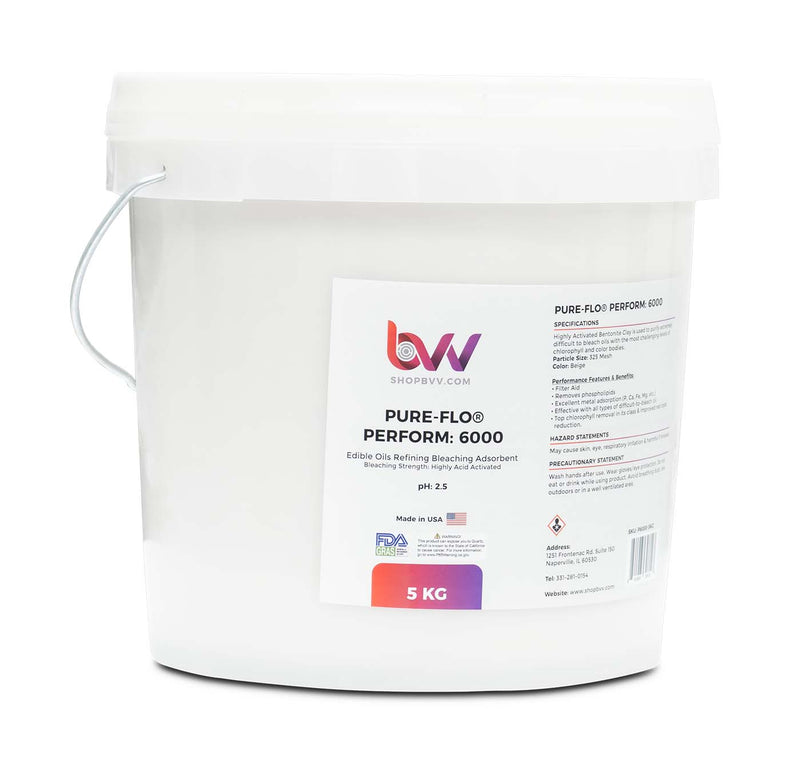 Pure - Flo® Perform 6000 Highly Activated Bleaching & Decolorizing Bentonite for Edible Oils *FDA - GRAS - Black Label Supply llc