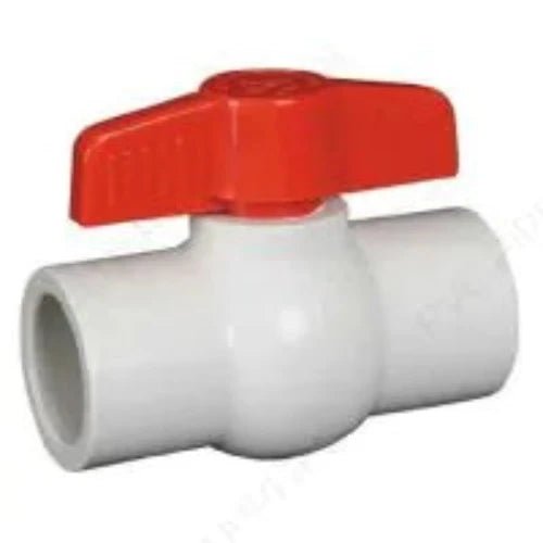 PVC Compact Ball Valve White Socket - Black Label Supply llc