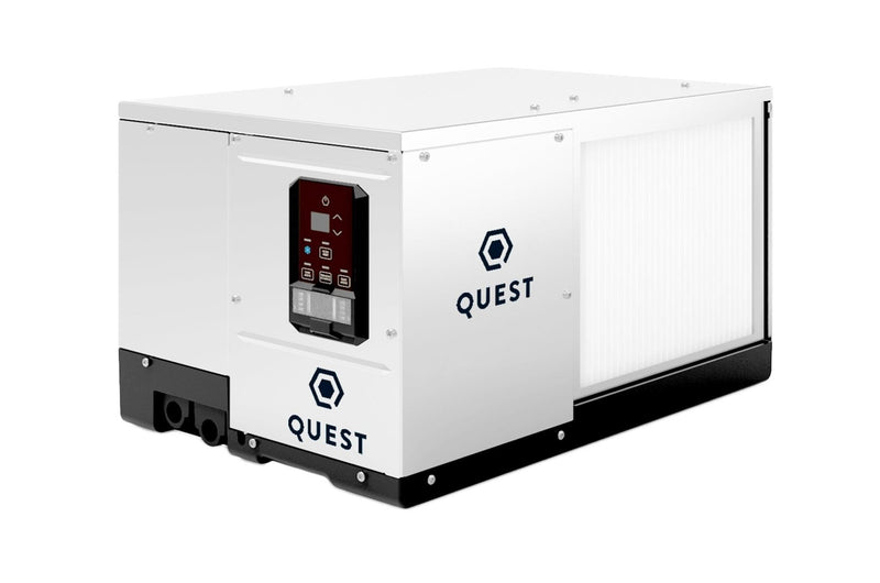 QUEST 100 DEHUMIDIFIER - 120V 100 PINTS PER DAY - Black Label Supply llc