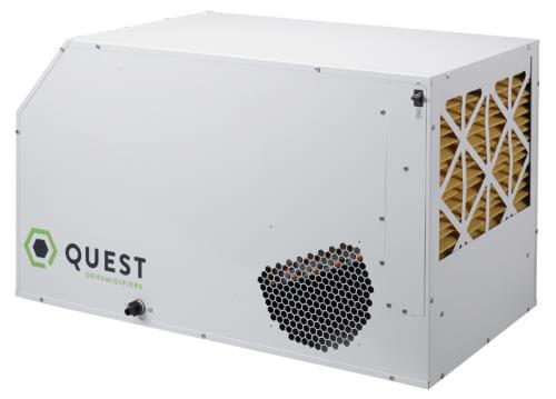 Quest Dual 105 Overhead Dehumidifier - Black Label Supply llc