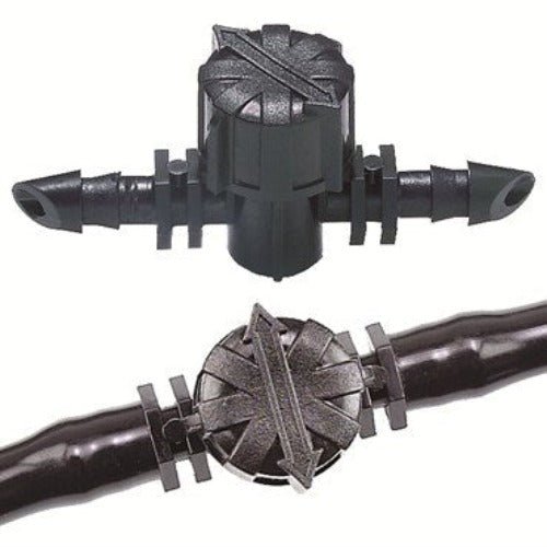 Raindrip® 1/4" Barbed Valve - 50pk - Black Label Supply llc