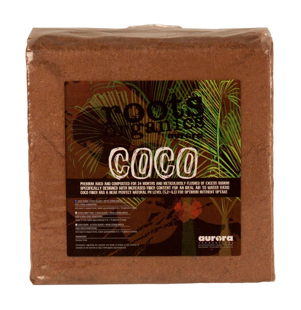 Roots Organics Coco Fiber 12"x12" Block - Black Label Supply llc