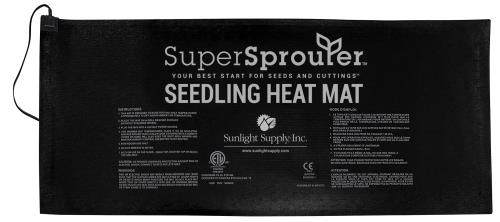 Super Sprouter® Seedling Heat Mat - 4 Tray - Black Label Supply llc