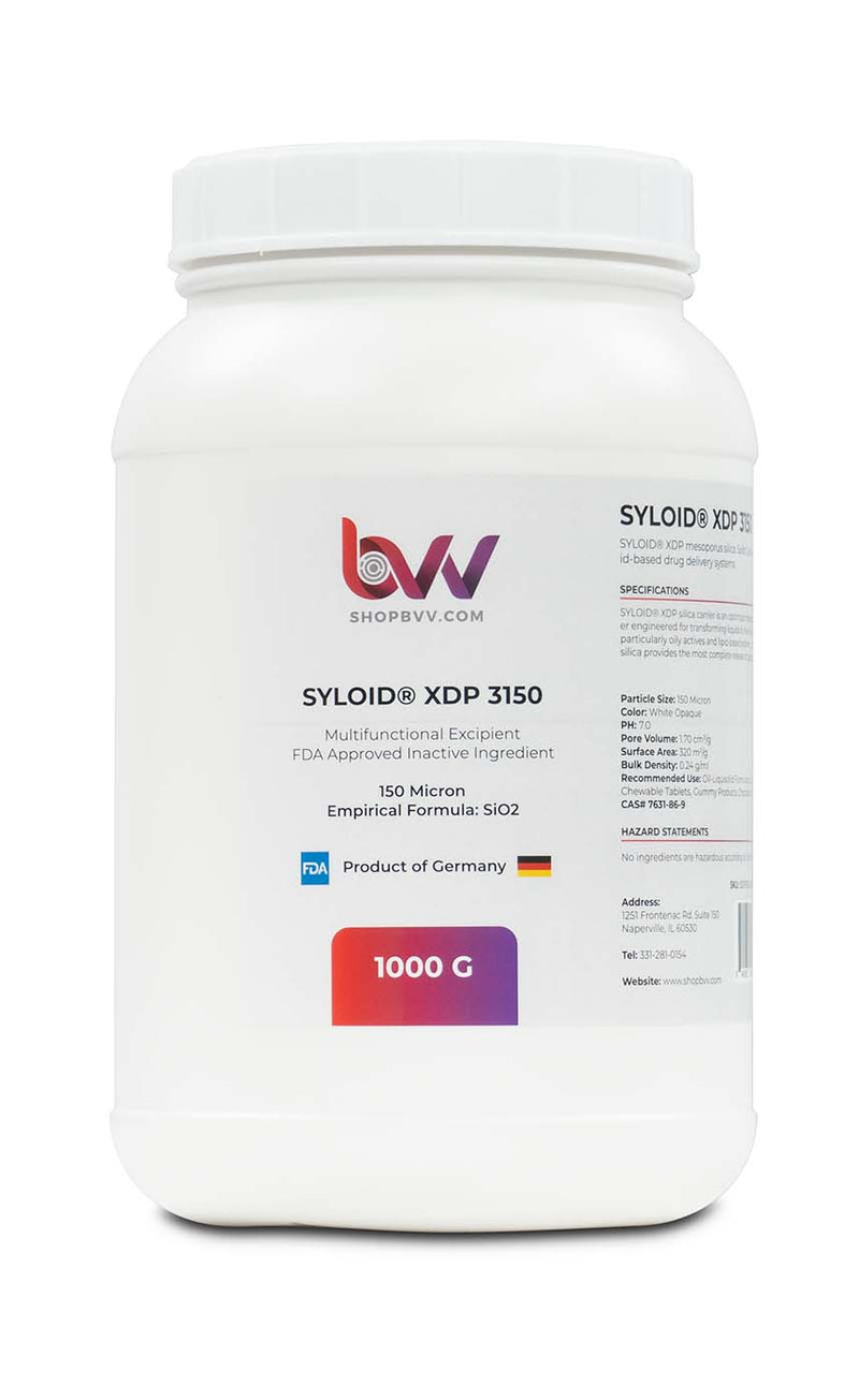 Syloid® XDP 3150 Silica : Turn Distillate to Powder (FDA Approved Ingredient) - Black Label Supply llc