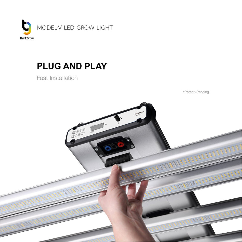 ThinkGrow Model - W LED Grow Light - Black Label Supply llc