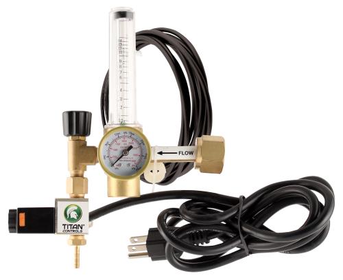 Titan Controls® CO2 Regulator - Black Label Supply llc