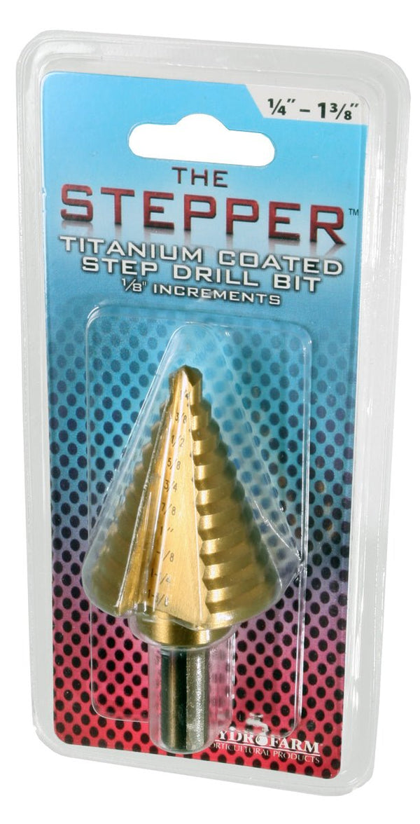 Titanium Step Drill Bit 1/4" to 1 3/8" - Black Label Supply llc