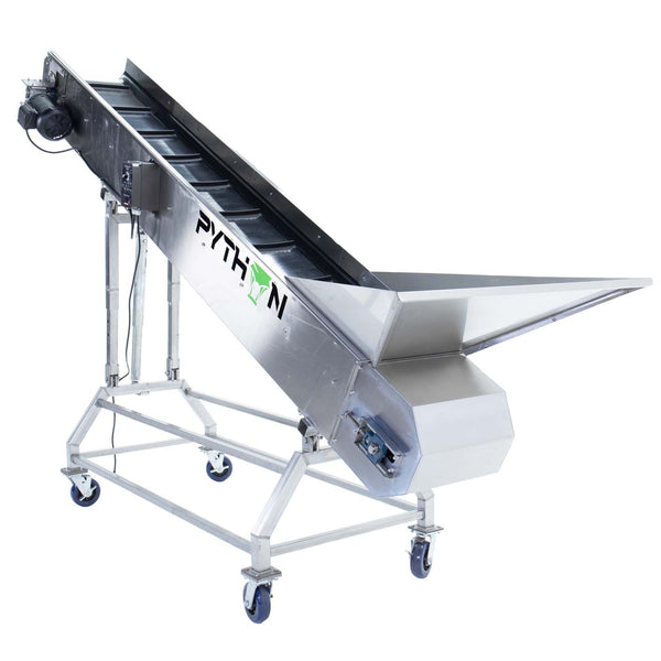 Tom's Tumbler - Python 1200 Feed Belt Conveyor - Black Label Supply llc