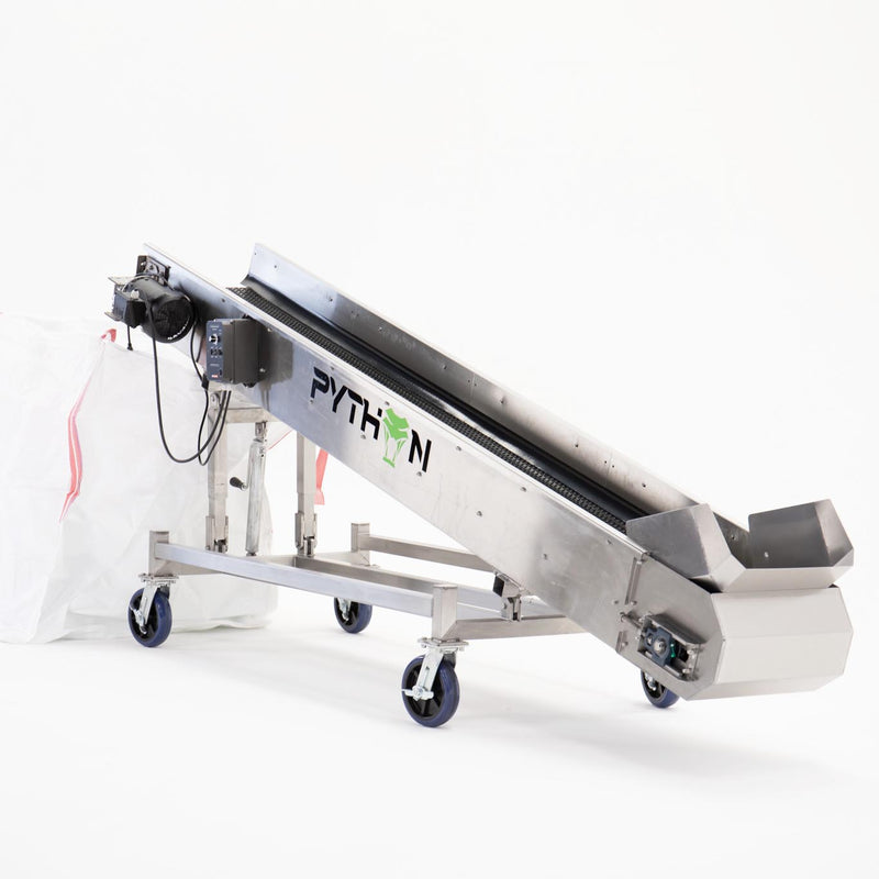 Tom's Tumbler - Python Take Away Belt Conveyor - Black Label Supply llc