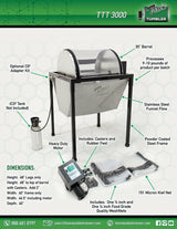 Tom's Tumbler - TTT 3000 Cannabis Trimmer Machine - Black Label Supply llc