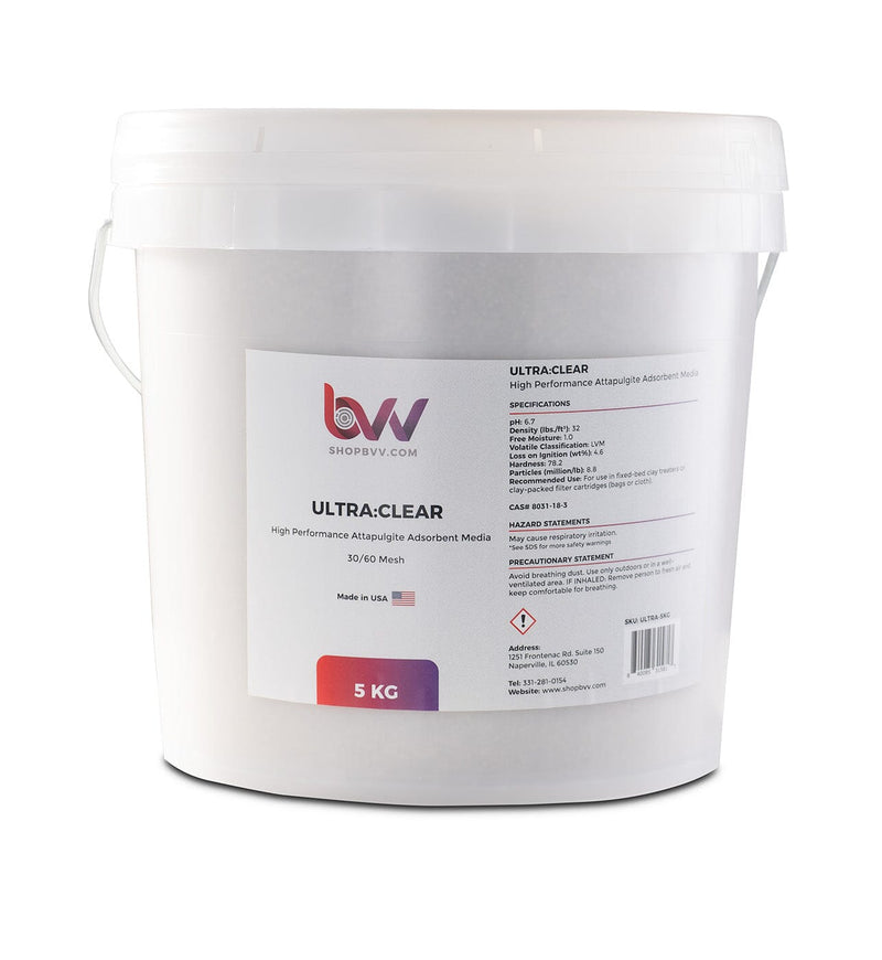 Ultra Clear - Granular High Performance Bentonite for Bleaching & Decolorizing Edible Oils *Compares to CRX™ - Black Label Supply llc