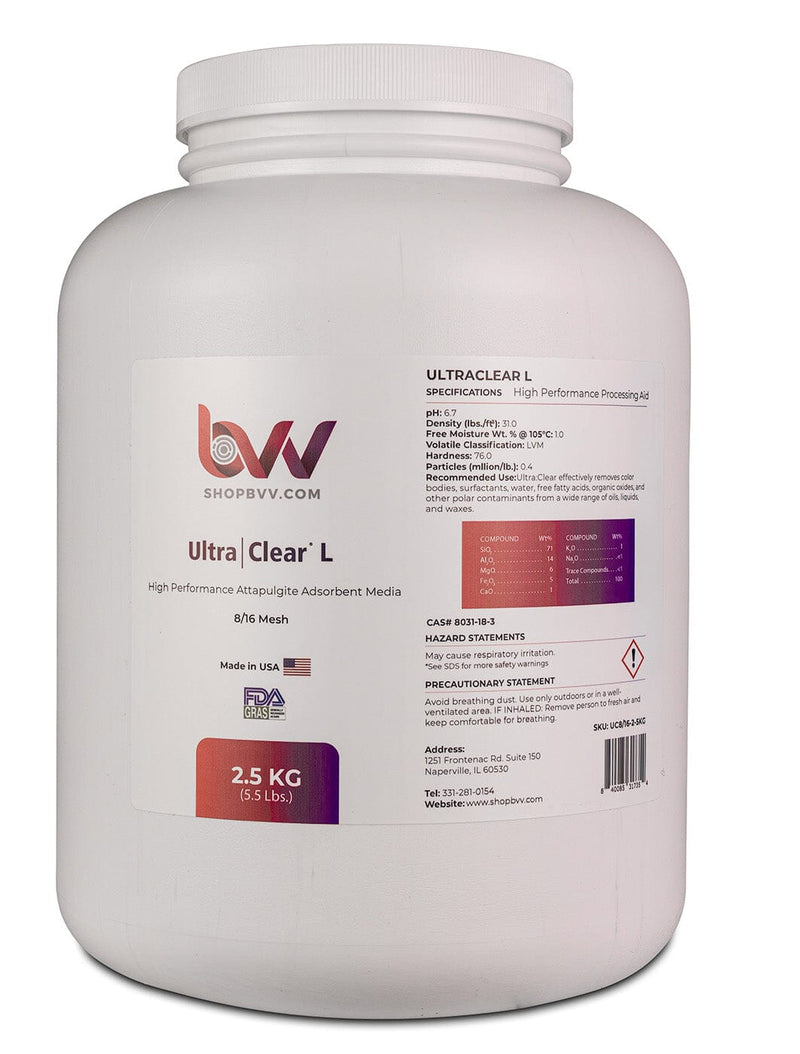 Ultra Clear L - Granular High Performance Bentonite for Bleaching & Decolorizing Edible Oils - Black Label Supply llc