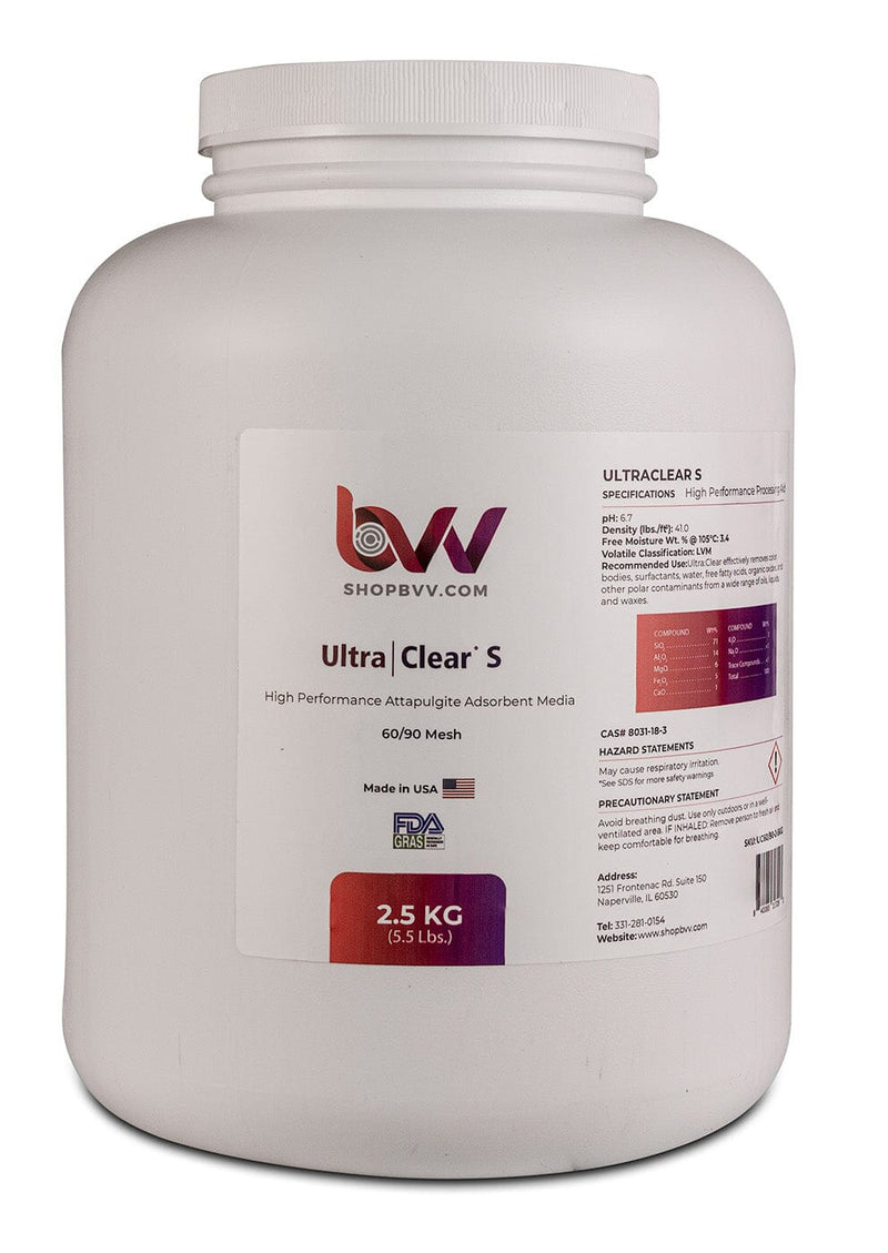 Ultra Clear S - Granular High Performance Bentonite for Bleaching & Decolorizing Edible Oils - Black Label Supply llc