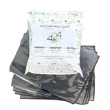 VACUUM BAGS - 11"x24" Pre Cut - Black and Clear - Black Label Supply llc