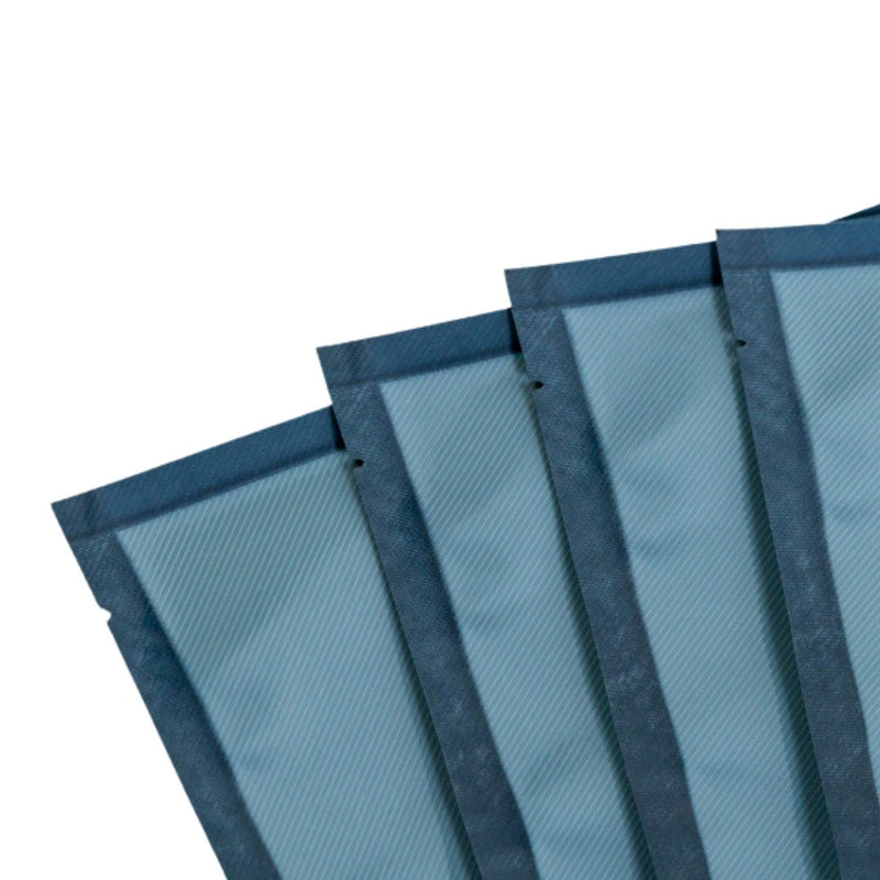 VACUUM BAGS - 11"x24" Pre Cut - Black and Clear - Re - Sealable Zipper - Bioplastic - Black Label Supply llc