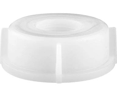 White, 1G/2.5G Cap with 3/4" Reducer for Spigot (4L/10L) - Black Label Supply llc